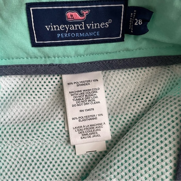 Vineyard Vines Men’s 9” Performance Breaker Short Green Size 28 - Picture 5 of 9